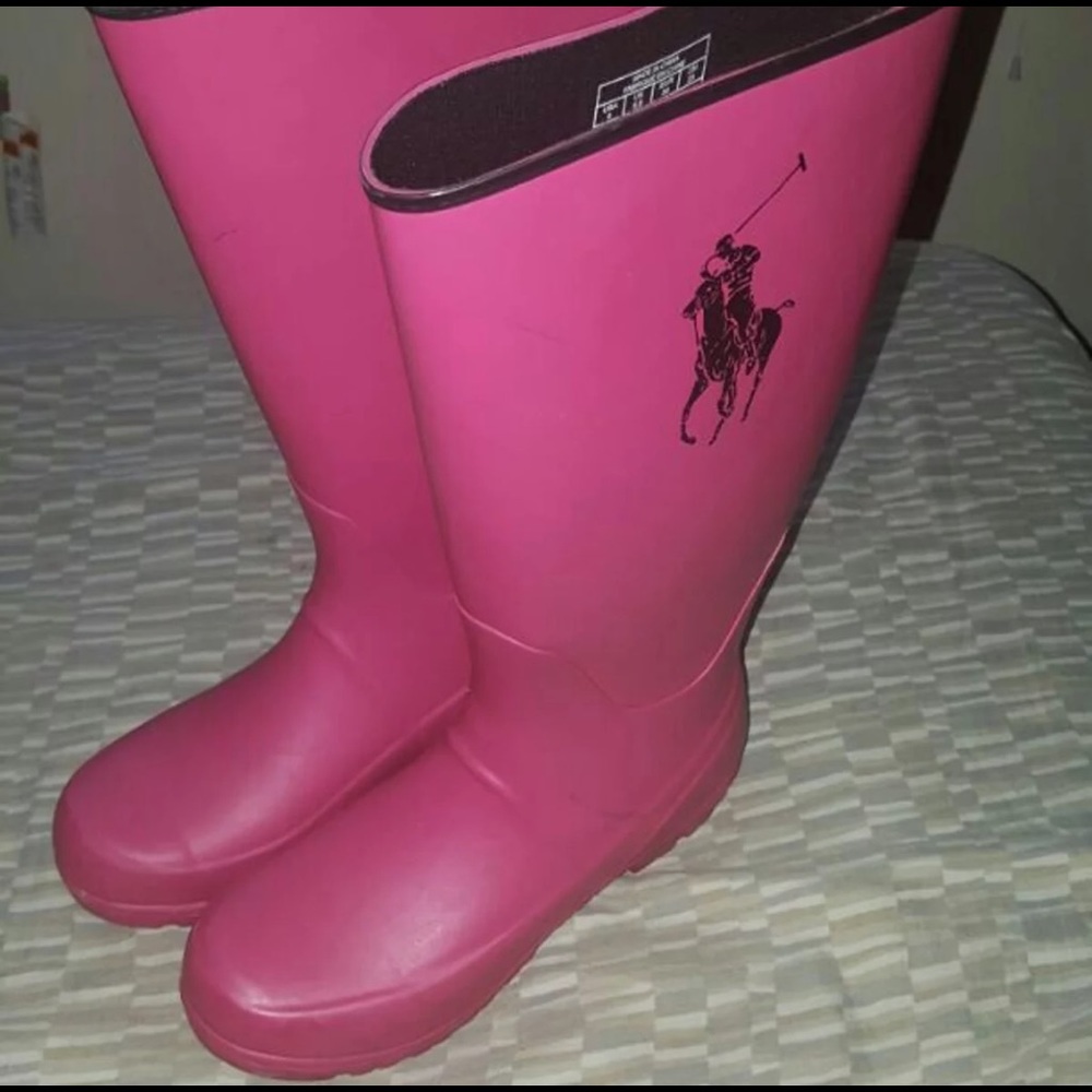 Polo rain boots